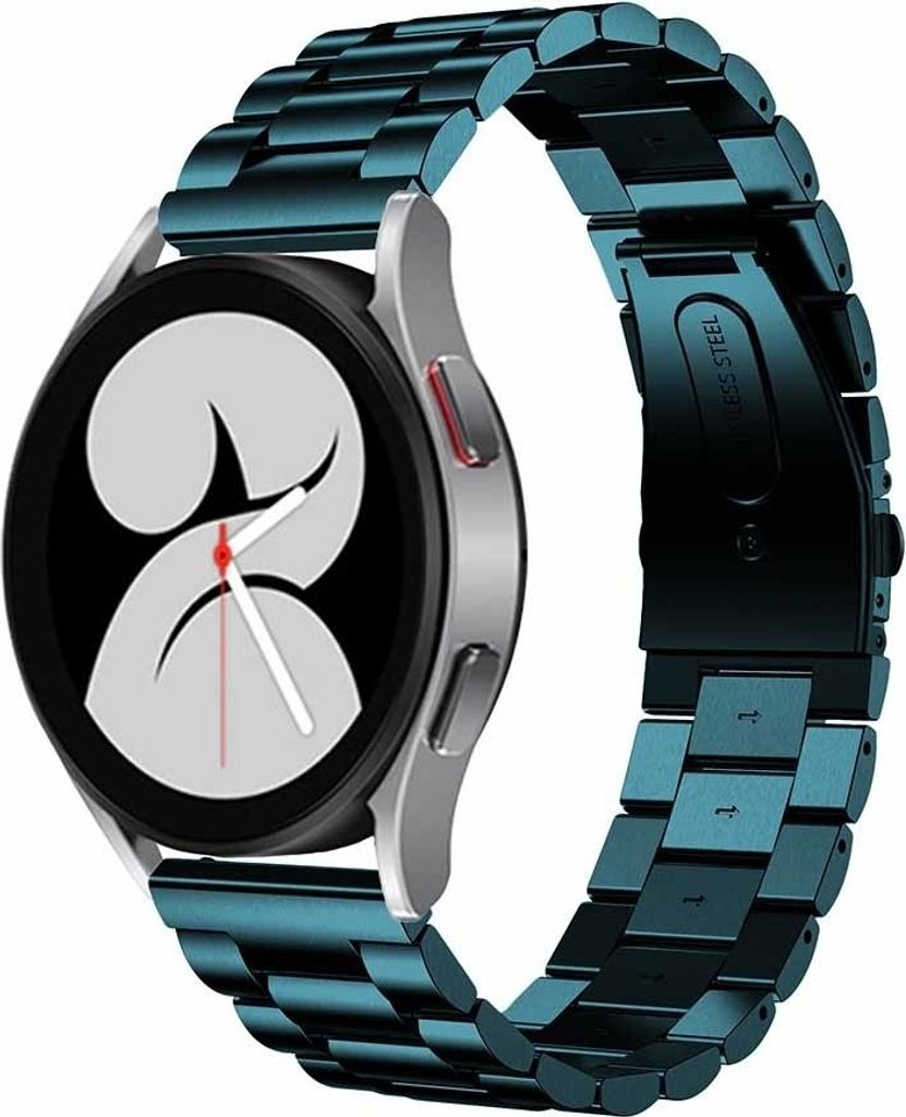 Strap-it Stahlgliederarmband – Samsung Galaxy Watch 7 (40 & 44 mm) / Watch 6 (Classic) / Watch 5 (Pro) / Watch 4 (Classic) / FE – Metall-Edelst...
