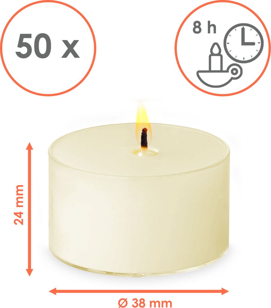 Tealighty Nightlight Paraffin ponadprzeciętny czas palenia Zdjęcie produktu 3
