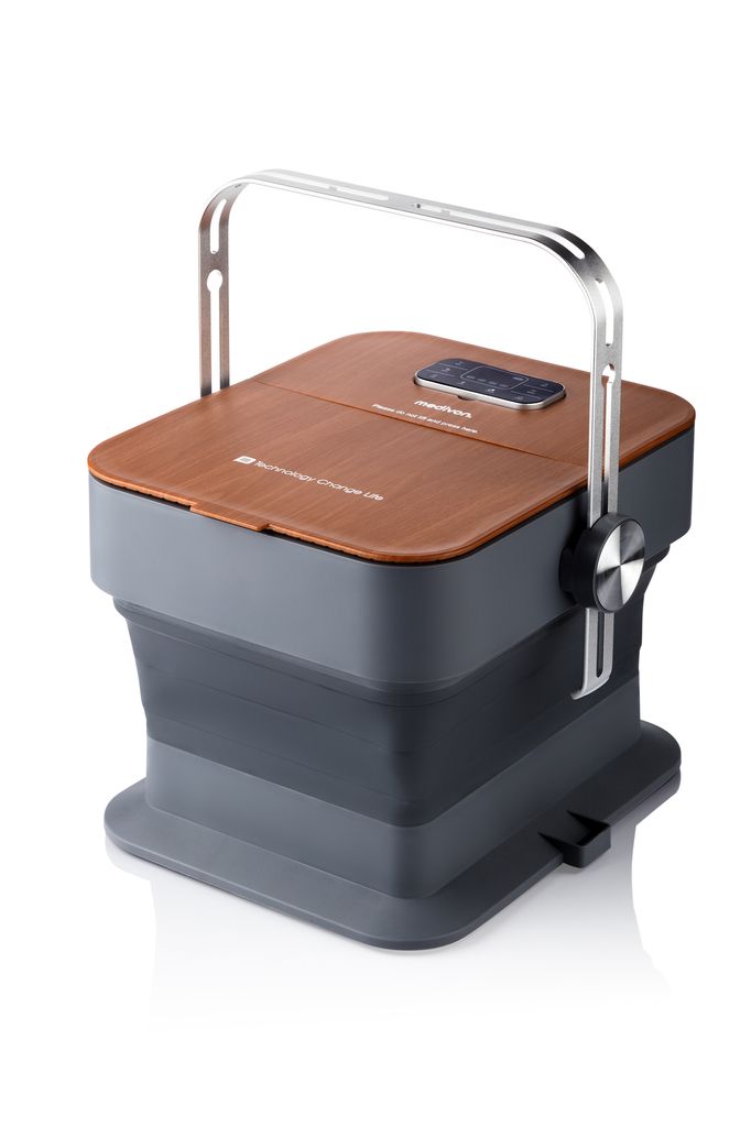 A product shot of a foot massager.
