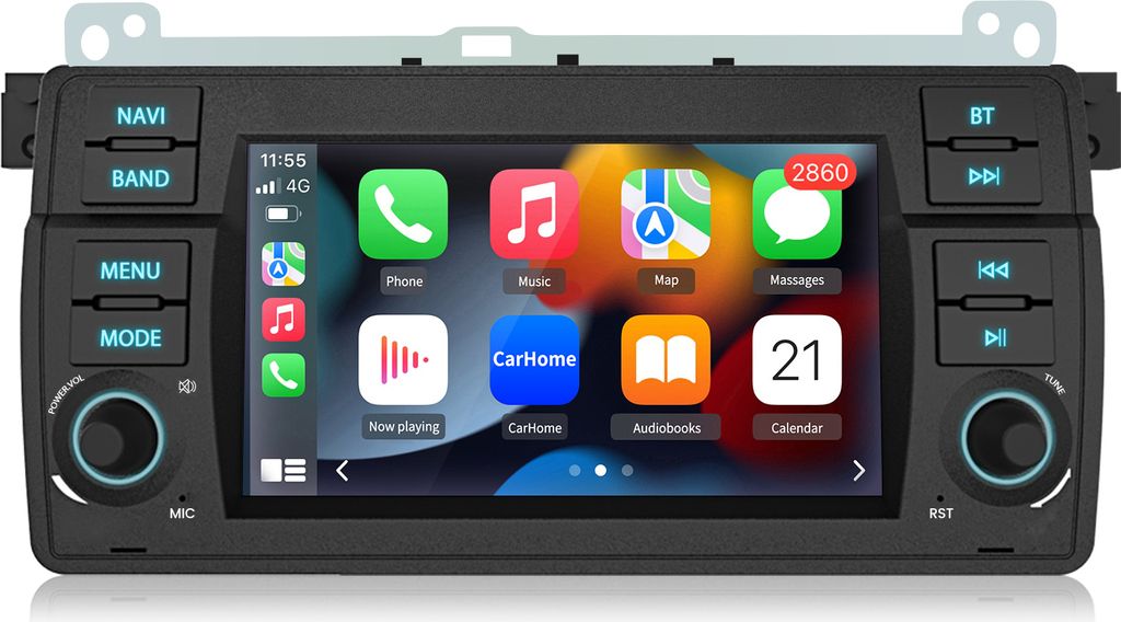 2+64G carplay android auto Android13 DAB 7''autoadio Für BMW 3 Series E46 1998-2006 GPS Navi BT SWC WIFI 2DIN