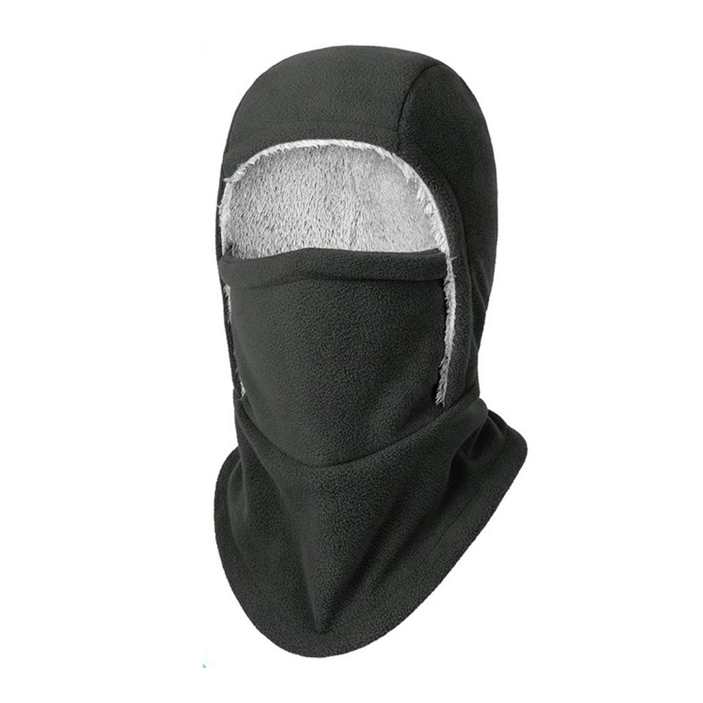 Herren & Damen Winter-sturmhaube aus Fleece, Wärmeisolierendes Winddichtes Face Mask für Fahrrad Motorrad Skifahren, Farbe: Dunkelgrau