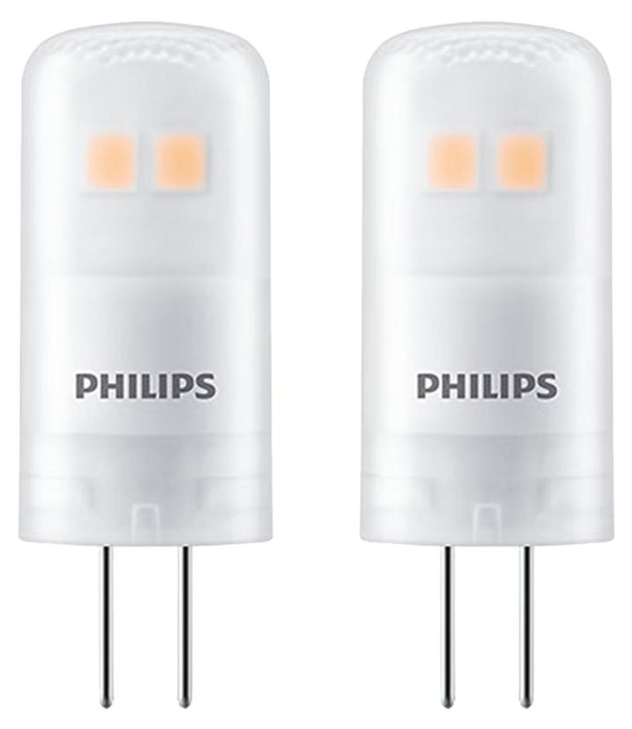 2 x Philips LED Leuchtmittel Stiftsockellampe 1W = 10W G4 Productafbeelding 