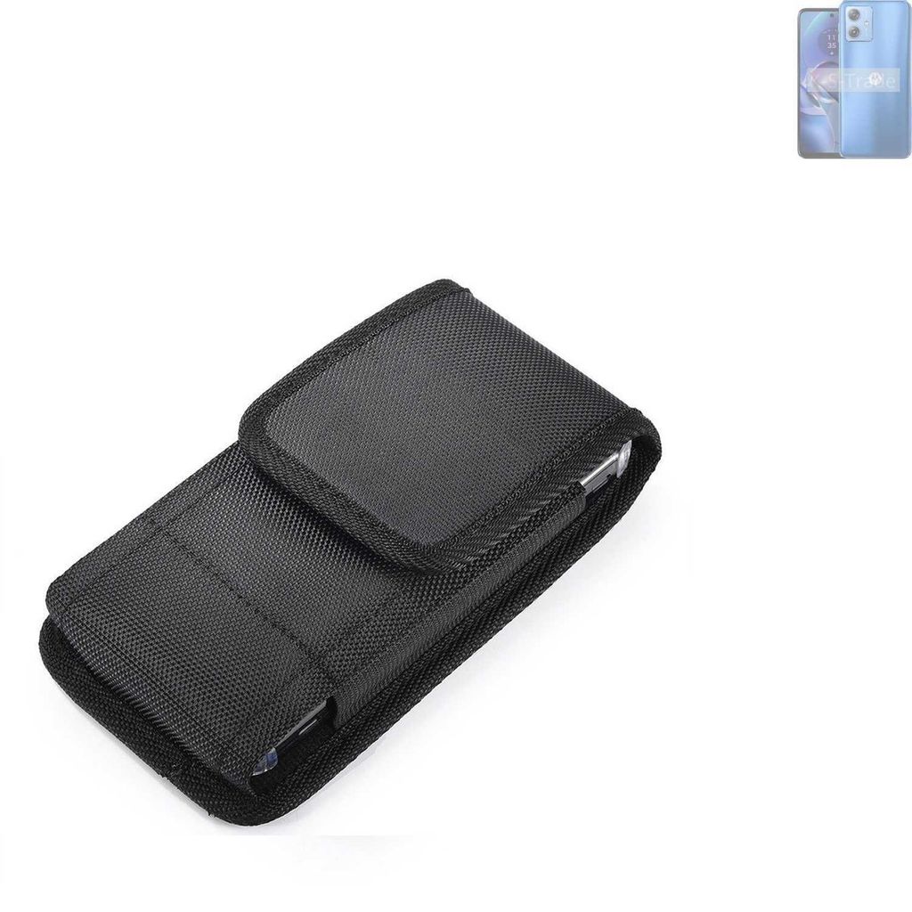 Holster Gürteltasche kompatibel mit Motorola Moto G54 5G XT-2343-1 Holster Gürtel Tasche wasserabweisend Handy Hülle Schutz Hülle Outdoor schwarz