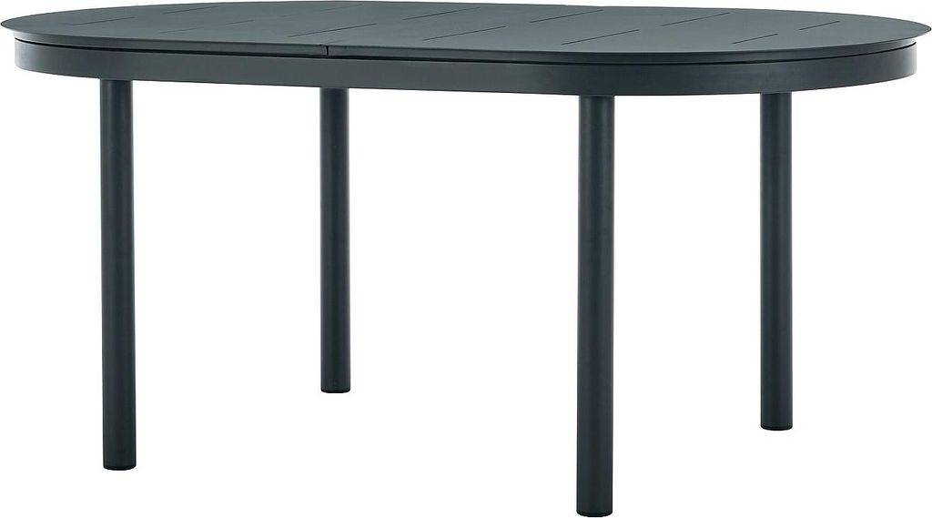Klappbarer Aluminium-Garten-Esstisch 170/240 cm lang - Anthrazit - LOTTYS Marke MYLIA