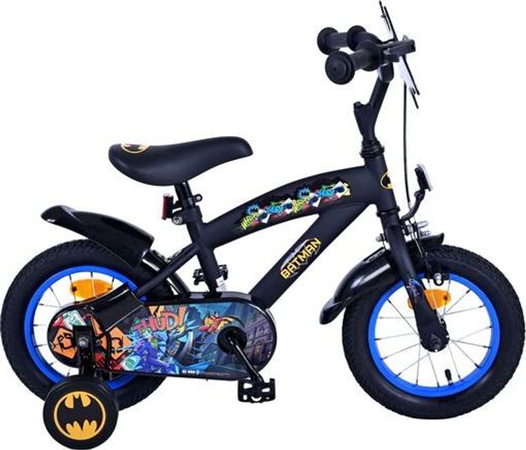 Batman Kinderfahrrad - Jungen - 12 Zoll - Schwarz Produktbild 