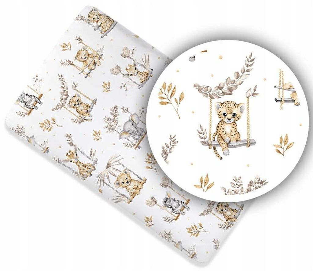Spannbettlaken 80x160 cm für Kinderbett – 100% Baumwolle – Produktbild 
