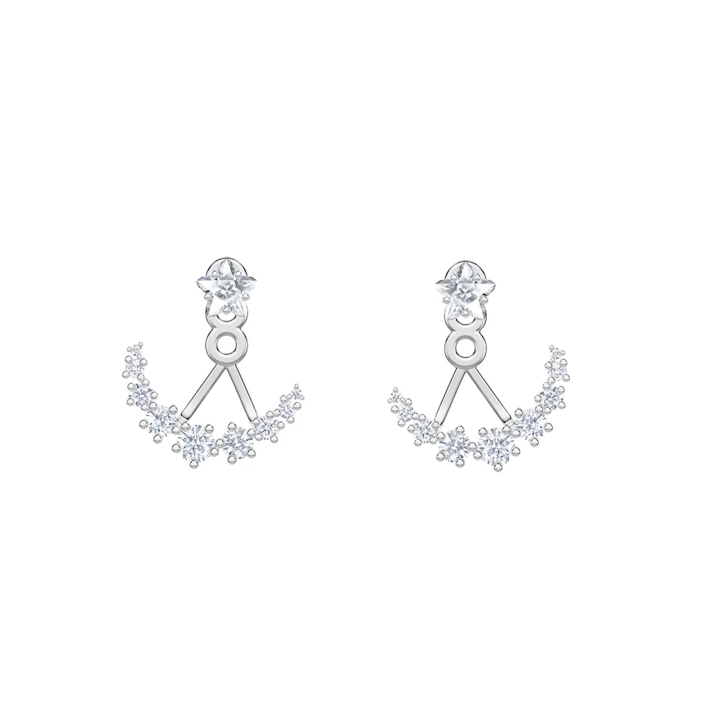 Boucles d'oreilles Swarovski 5508832 idée cadeau femme métal argenté