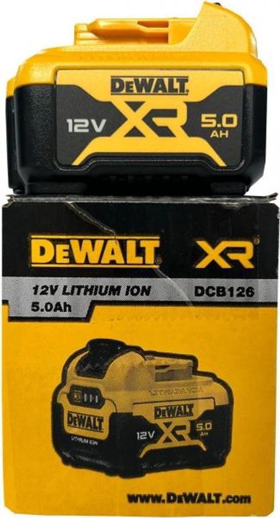 DEWALT DCB126 Ersatz-Akku 12 Volt / 5 Ah Produktbild 
