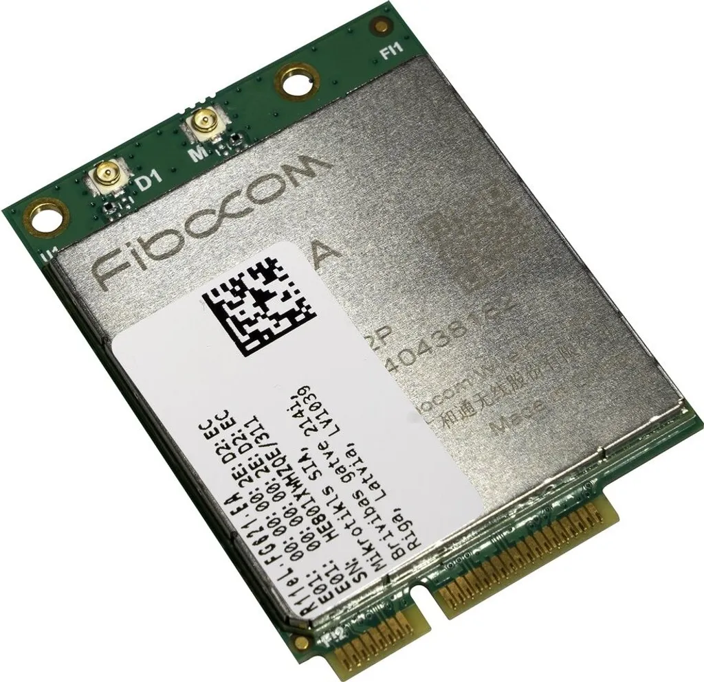Scheda MikroTik R11e-LTE6 miniPCIe: Modem 4G per Upgrade Router
