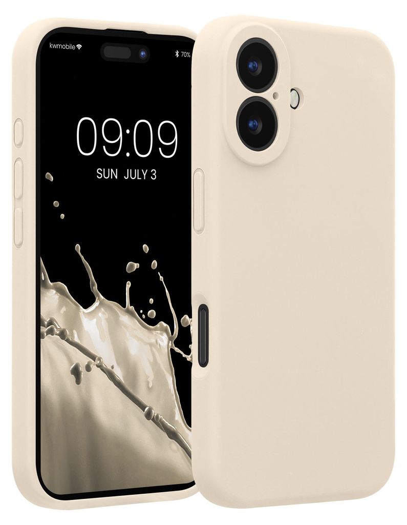 kwmobile Handyhülle für Apple iPhone 16 Hülle - gummierte Produktbild 