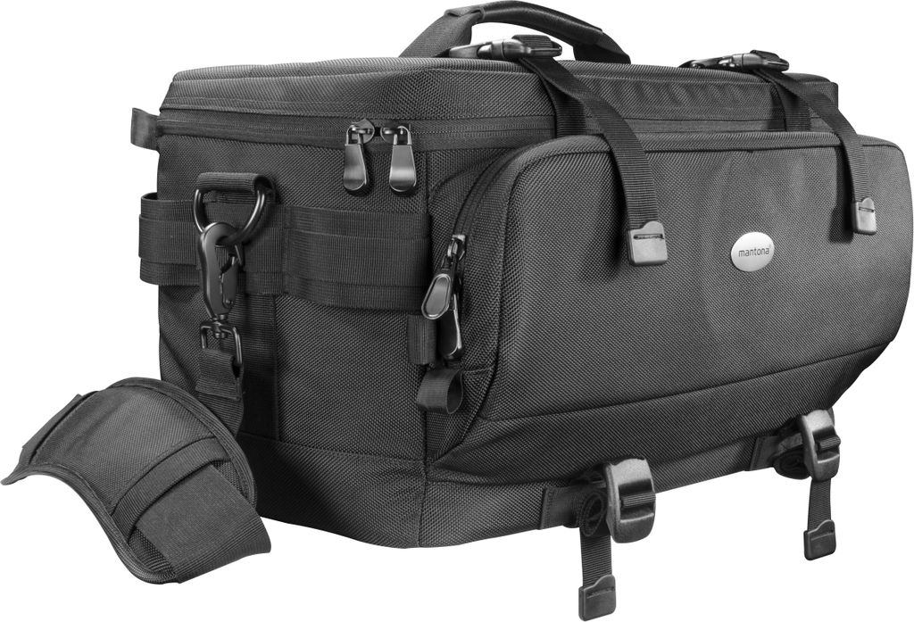 Mantona New York Kameratasche mit Innenaufteilung, Kamera Tasche für Objektive, Systemkameras, Spiegelreflex, Aufbewahrung für Kamera Zubehör, F...