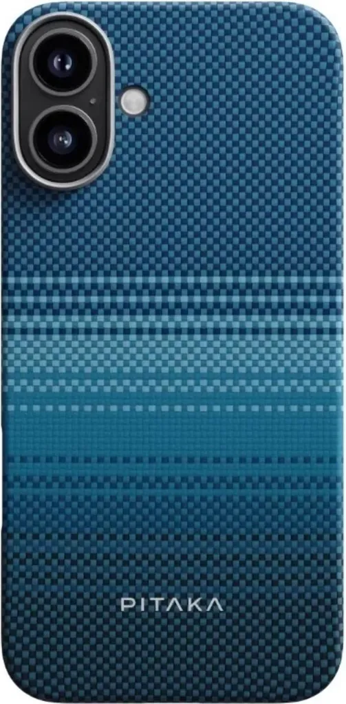 Coque iPhone 16 ultra-mince en fibre d'aramide tissée durable