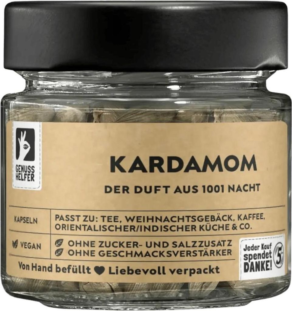 Kardamom Kapseln, grün, ideal zum Backen, Kochen oder für Produktbild 
