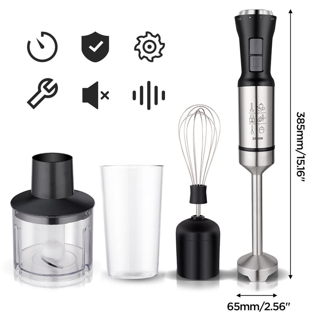 4 in 1 Handmixer Multifunktionell 2000W  Fleischwolf Produktbild 