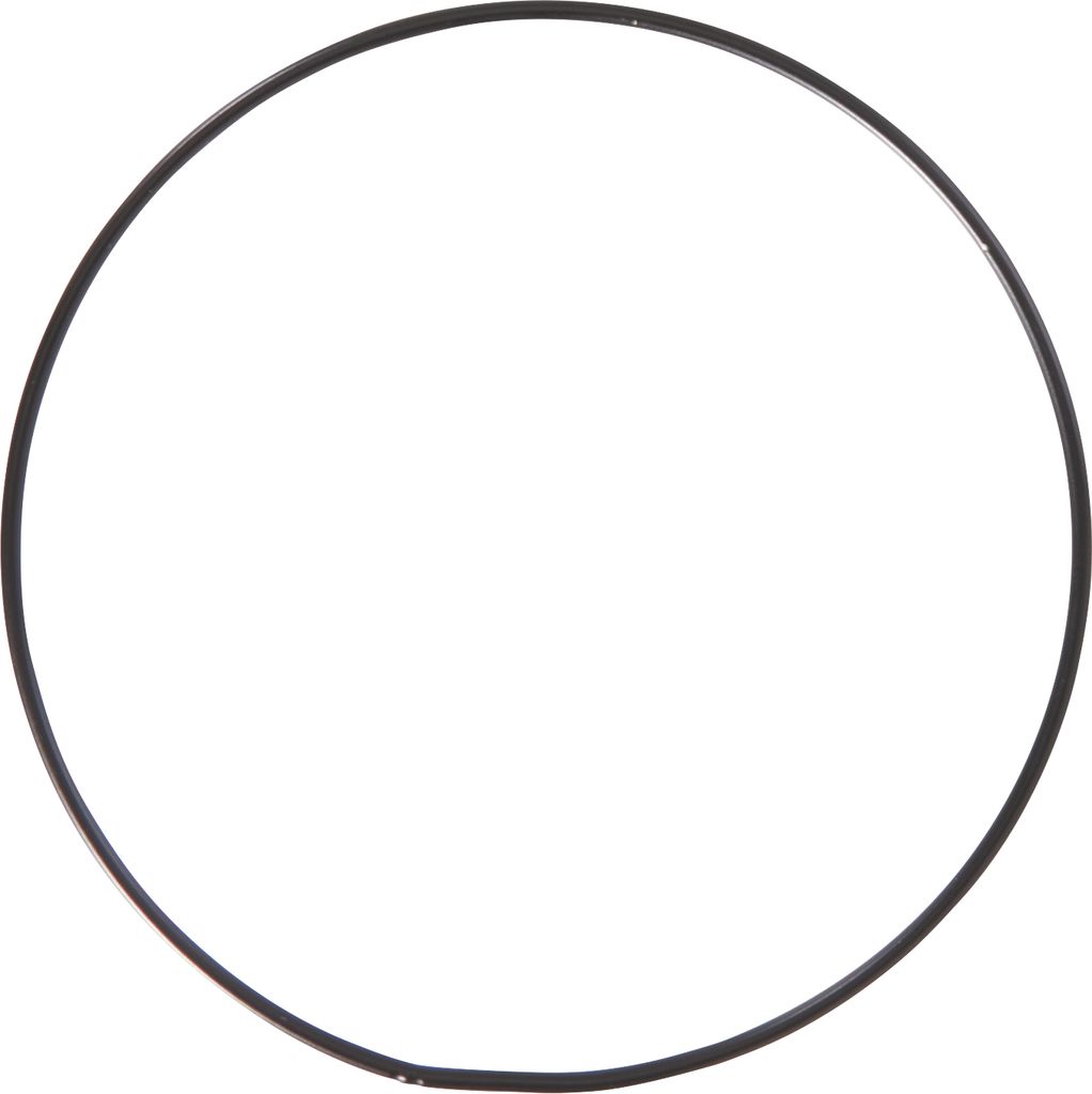 HobbyFun Metallring Kreis Schwarz 3 mm Stärke Dekoring Bastelring 30 cm Ø 15 cm