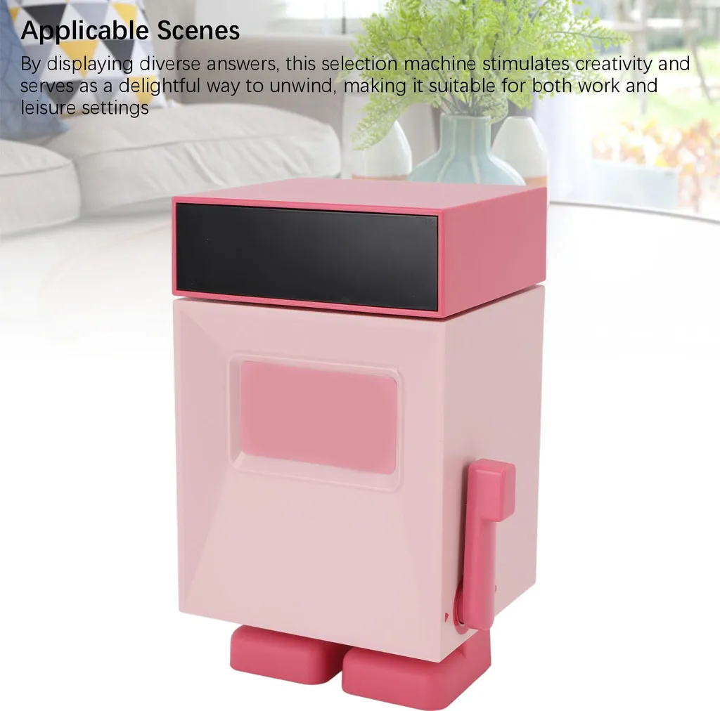 Lampada Notturna Rosa e Selettore Risposte - Arredo Scrivania Chic - 5