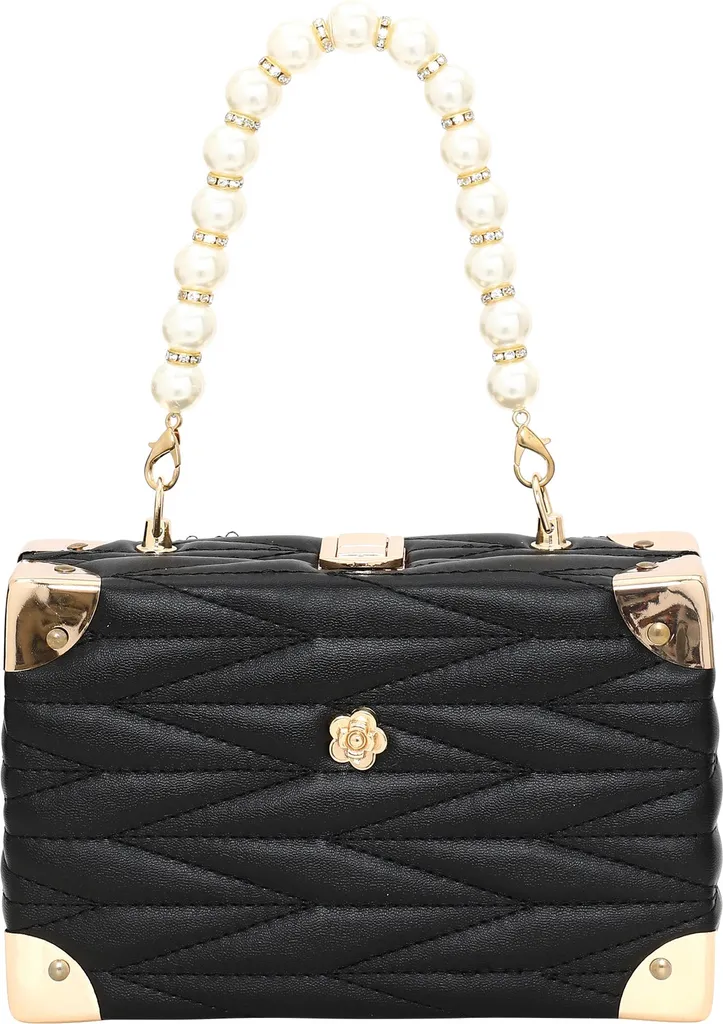 Borsa a Mano NAEMI Oro Nero | Stile Vintage Donna Raffinato