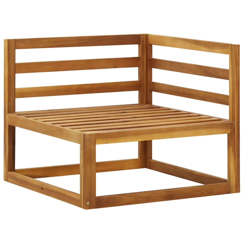 Canapés d'angle modulables blanc crème et coussins moelleux pour jardin