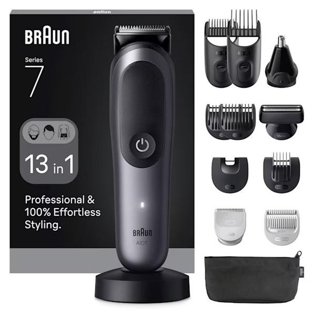 Braun AIO7560, Zwart, Grijs, 0,5 mm, 2,1 cm, Universeel, Productafbeelding 