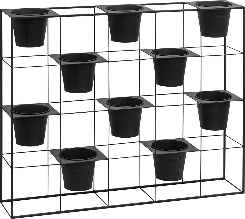 Dehner Regal mit Pflanzgefäße, Blumenregal frostbeständig, Produktbild 