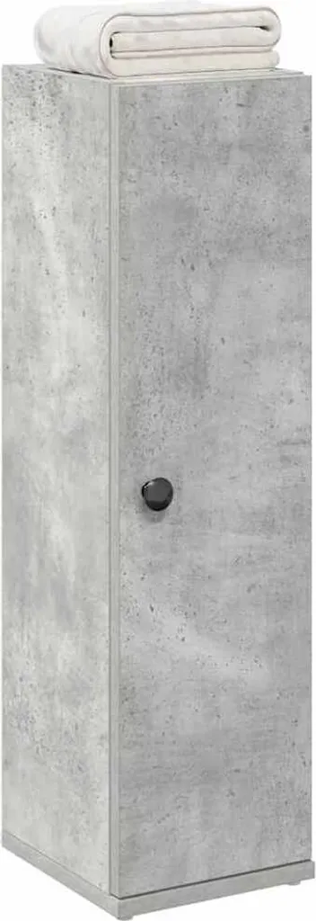 Mobile Bagno Salvaspazio Grigio Cemento Maison Exclusive 20,5x22x72 cm