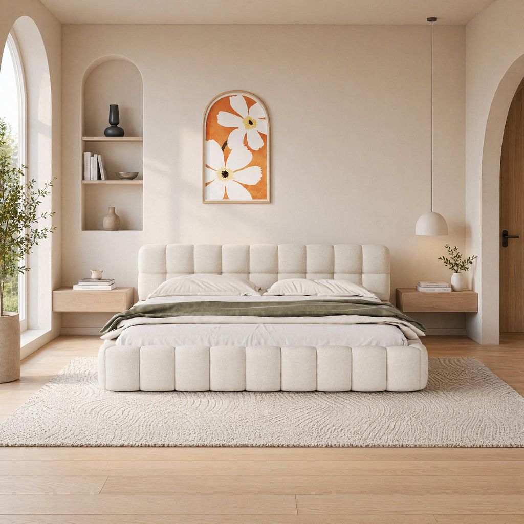 Čalouněná postel 160 x 200 cm, postel pro mládež, manželská Obrázek produktu 