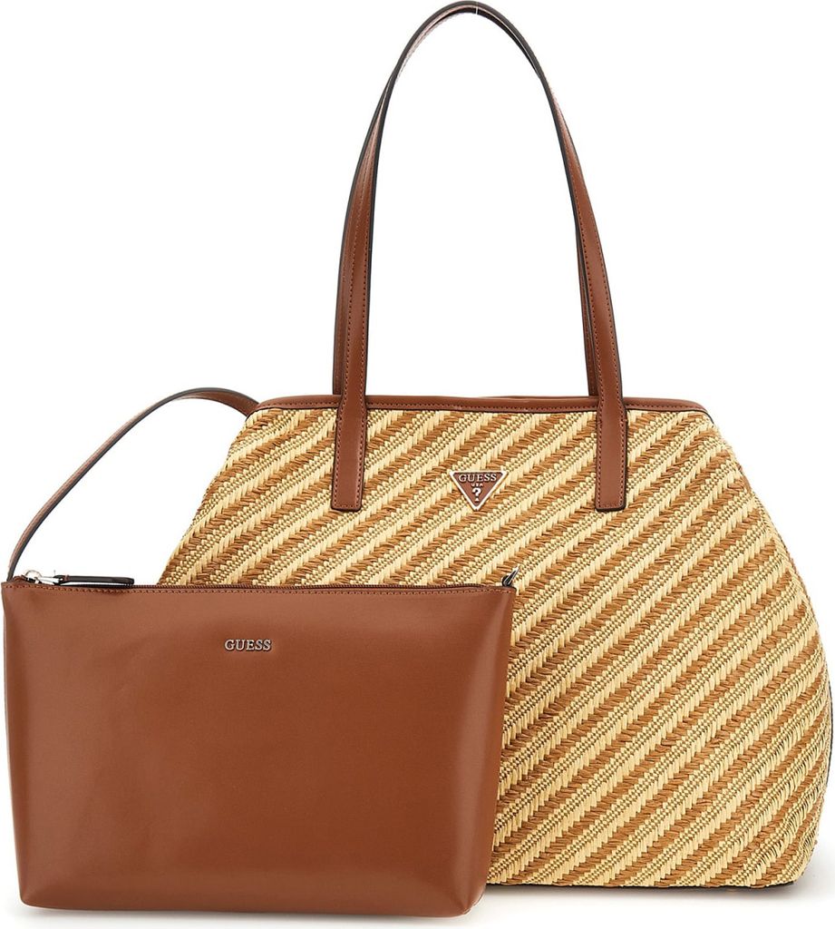 GUESS Shopper Handtasche Vikky II Large natural/cognac : Produktbild 