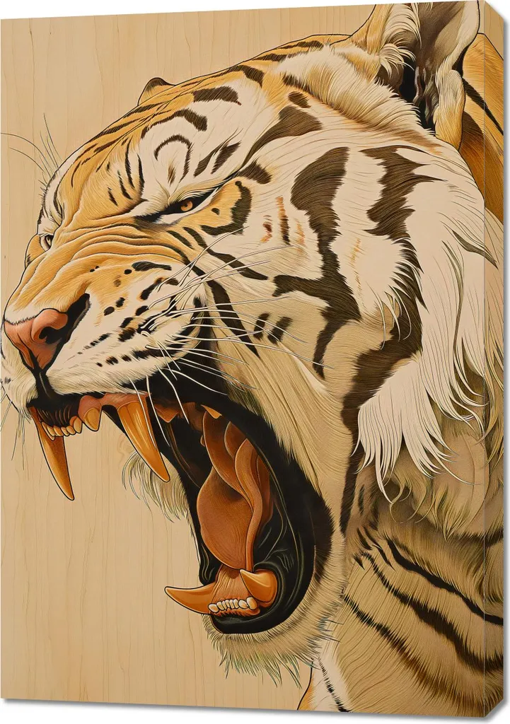 Image Tigre 70x100 cm - Habillez vos Grands Murs avec Style et Caractère