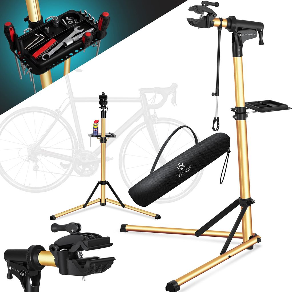 KESSER® Fahrradmontageständer Profi Reparaturständer Produktbild 9