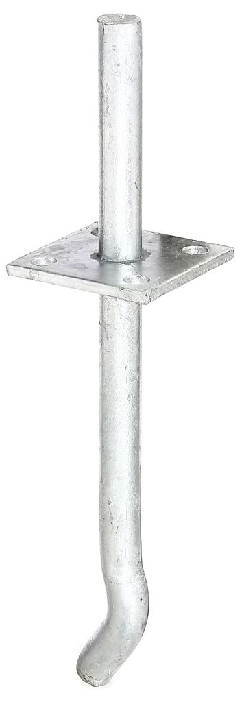 Alberts I-Pfostenträger mit Stift zum Einbetonieren feuerverzinkt Stiftlänge 100 mm Betonanker 200 mm Stift-Ø 16 mm