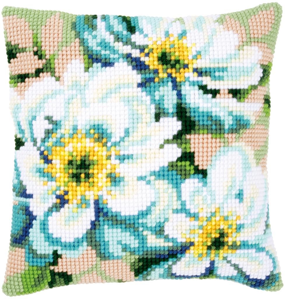 Vervaco PN-0148718 Kreuzstichkissen Japanische Anemone II
