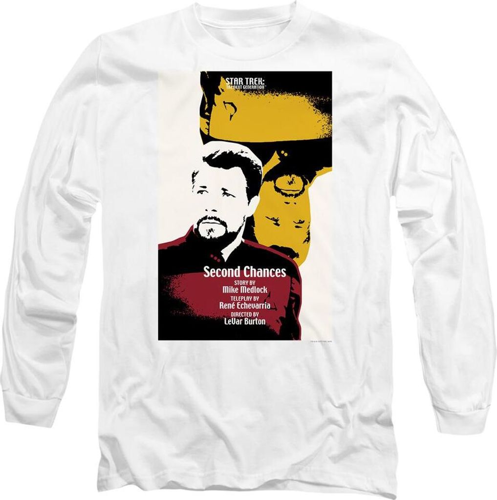Star Trek - "The Next Generation Season 6 Episode 24" T-Shirt für Herren/Damen Uni TV10085 (M) (Weiß)