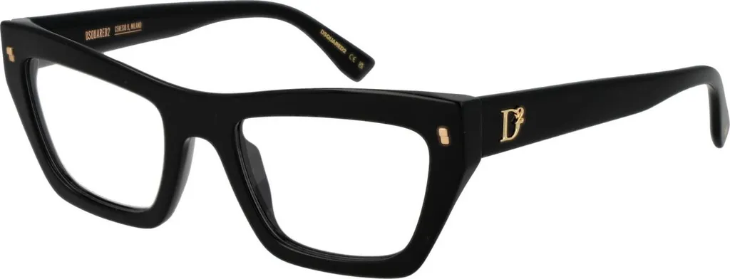 Lunettes Dsquared2 D2 0153 Noir 52/20/145 pour femme monture élégante