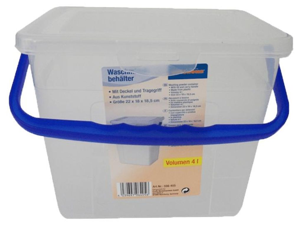 Waschmittelbehälter mit Deckel 4l EUROHOME® – aus Produktbild 