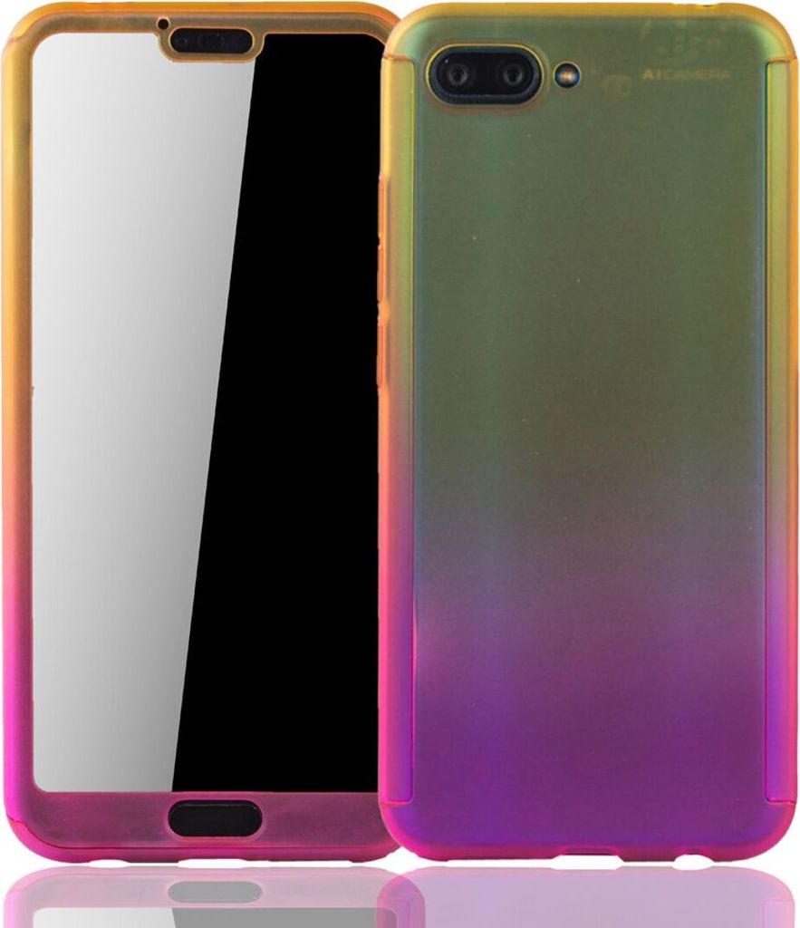 Handyhülle Schutzhülle für Huawei Honor 10 Full Case Cover Displayschutz 360 Pink
