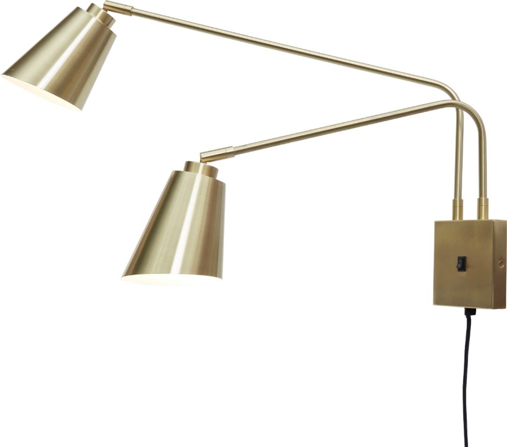 it's about RoMi - Wandlampe Bremen - Gold - 130x60x49cm - 2L