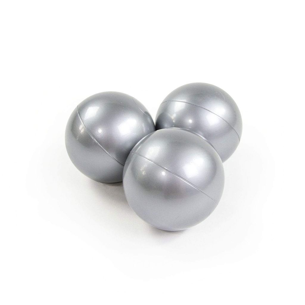 Kugelgrube Bälle 50 Stück - Silber