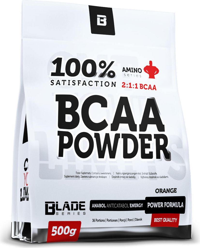 BLADE 100% BCAA-Pulver - 500g - Orange Produktbild 
