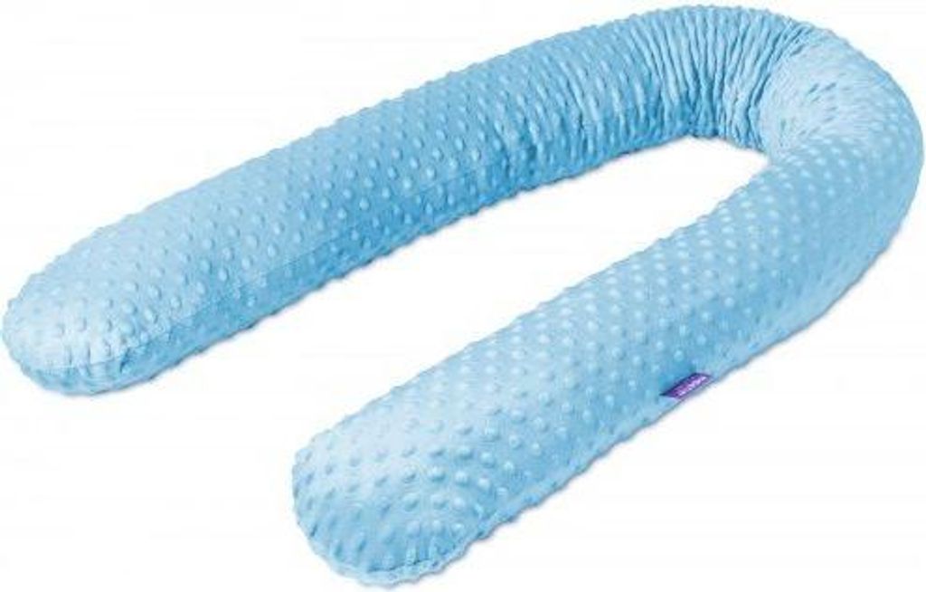 Blue Minky schlange Bettumrandung 180cm Produktbild 