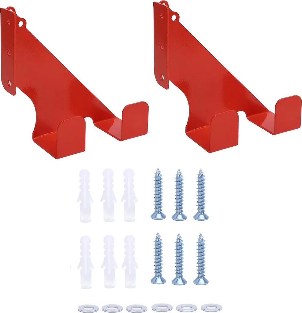 Support mural pour tronçonneuse en acier allié - Lot de 2 ultra robuste - 8