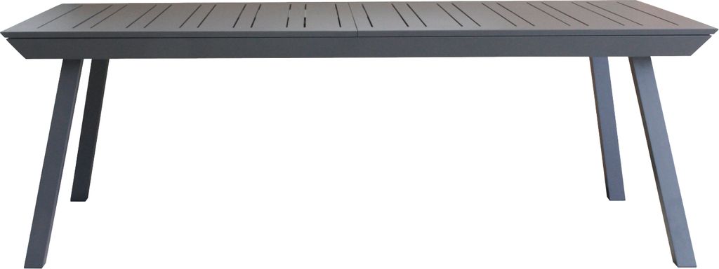 Gardissimo ausziehbarer Aluminium-Gartentisch / Ausziehtisch "Eterno" anthrazit 216 / 297 x 100 cm (L x B)
