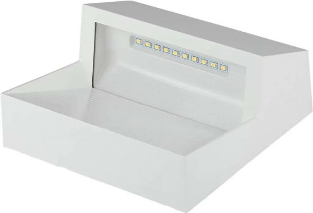 Luminaire LED extérieur étanche IP65 blanc chaud 3000K 300lm 3W carré 230V - 4