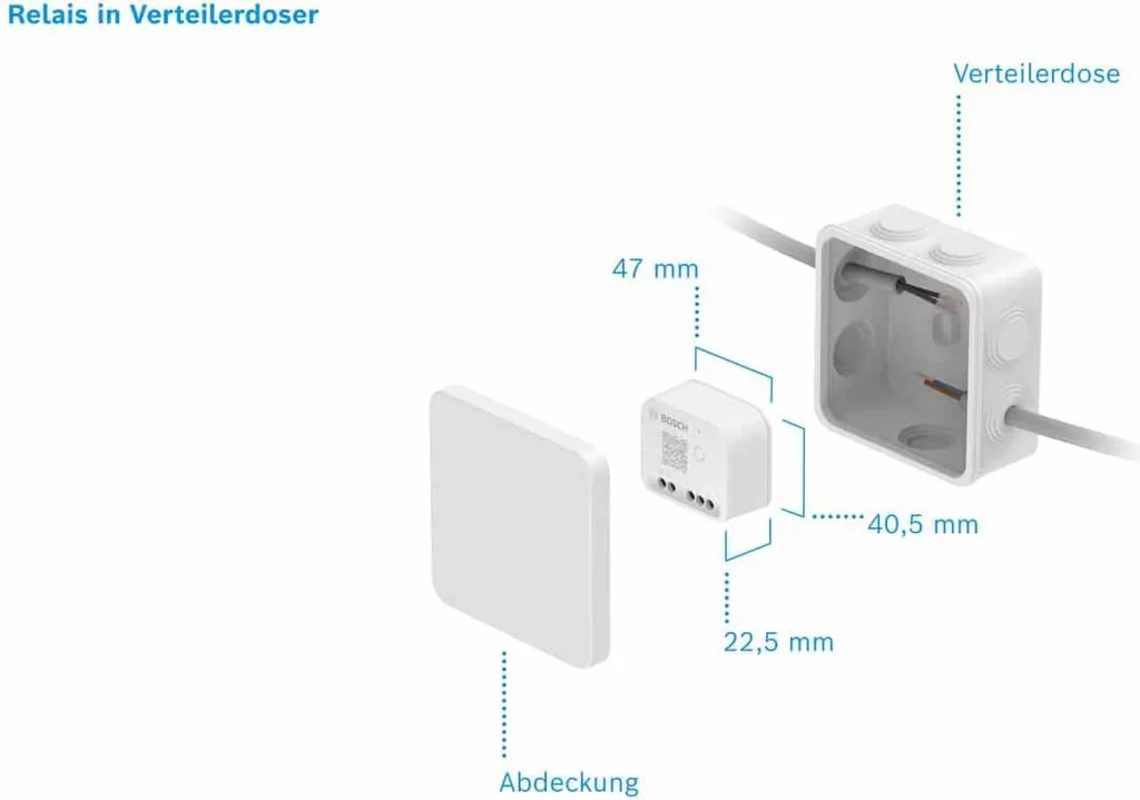 Relais de commutation Bosch 8750002082 blanc pour modules de puissance
