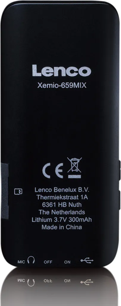 Lenco Xemio-659 Lettore MP4 Sportivo 4GB - Leggero per Allenamento - 3