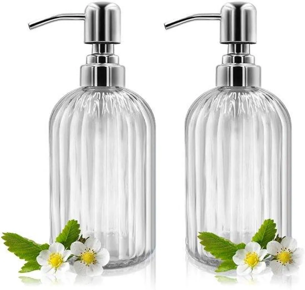 Distributeur savon verre 400 ml : fini le gaspillage et le plastique