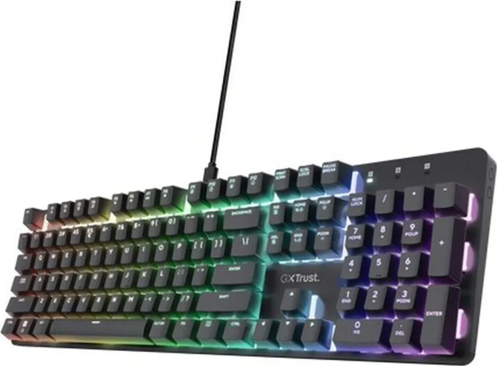 Clavier Gaming Trust GXT 871 Zora : Finissez-en avec la Latence QWERTY