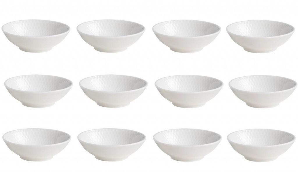 Urban Lifestyle Dipschalen Set Kuro 6-tlg - Schwarze Porzellan Schalen