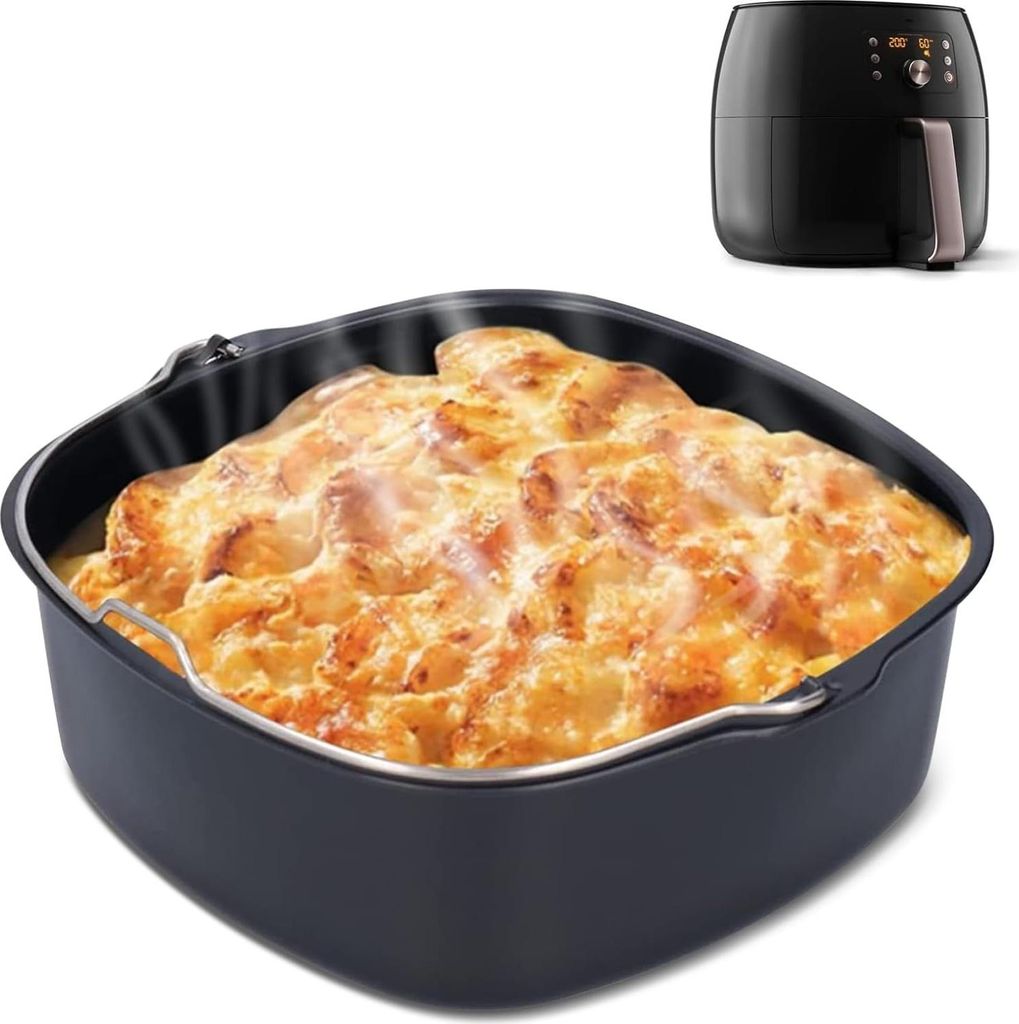 Back Kit - Air Fryer Zubehör - Grill Meister Set - Antihaft - Kompatibel mit HD9925 HD9860 HD9905 - 22cm