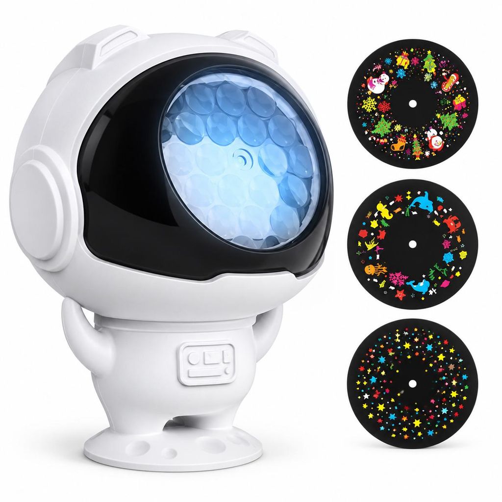 Weihnachtsprojektor LED, 16 Weihnachtsmotive, drehbare Produktbild 