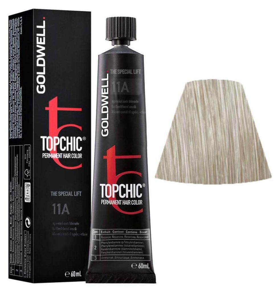 Goldwell Topchic Tube 11A Blond Clair Cendré 250gr Image du produit 